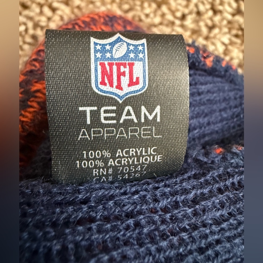 ‘47 Brand Denver Broncos Knit Beanie Pom Hat - Picture 4 of 4
